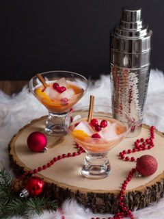Spiced Cranberry Rum Old Fashioned Picture