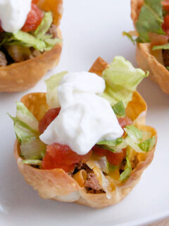 Taco Salad Cups Photo