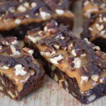 Turtle Brownie Bars Photo