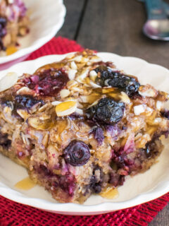 Almond Berry Baked Oatmeal Photo