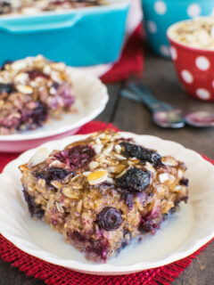 Almond Berry Baked Oatmeal Pic