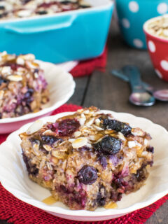 Almond Berry Baked Oatmeal Picture