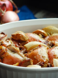 Baked Rosemary Chicken with Apples Image