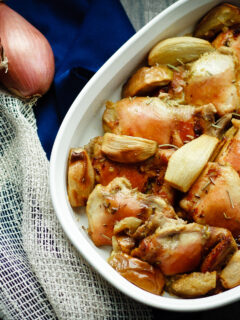 Baked Rosemary Chicken with Apples Photo