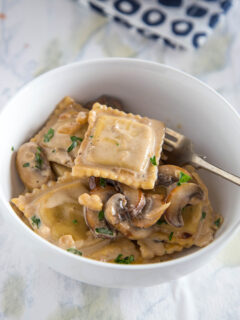 Beef Stroganoff Ravioli Skillet Image