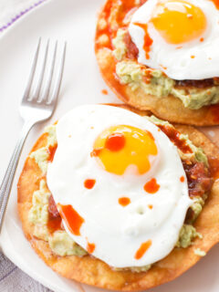Breakfast Tostadas with Guacamole Picture