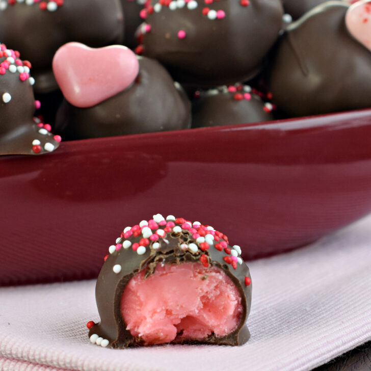 Chocolate Covered Cherry Truffles Photo