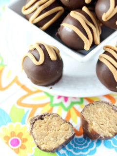 Chocolate Peanut Butter Cake Truffles Picture