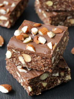 Gluten Free Chocolate Almond Oat Bars Picture