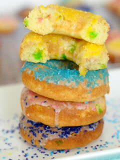Gluten Free Funfetti Cake Donuts Picture