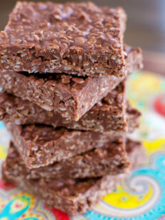 No Bake Chocolate Oatmeal Bars Picture