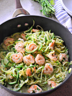 One Pot Zoodle Shrimp Scampi Picture