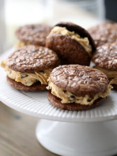 Peanut Butter Chocolate Sandwich Cookies Photo