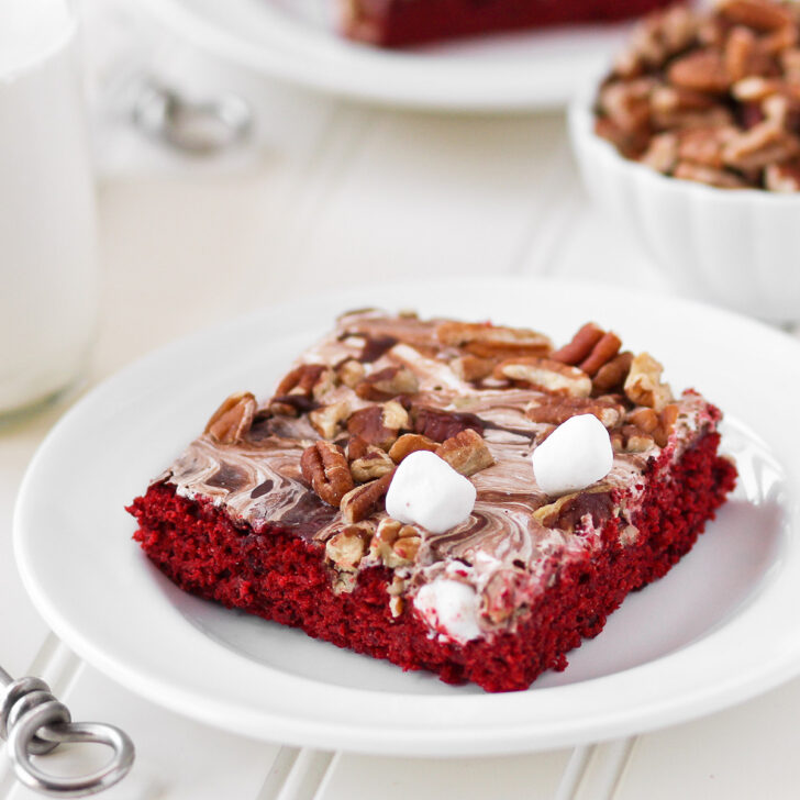 Red Velvet Mississippi Mud Cake Photo