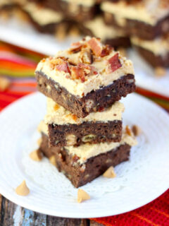 Banana Brownies with Peanut Butter Frosting Picture