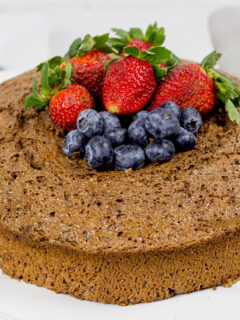 Chocolate Angel Food Cake Image