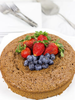 Chocolate Angel Food Cake Picture