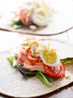 Cobb Salad Wrap Image