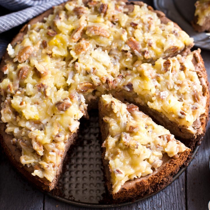 German Chocolate Cheesecake Photo