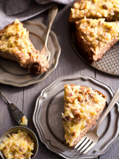 German Chocolate Cheesecake Picture
