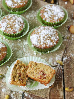 Gluten Free Pistachio Plum Muffakes Picture