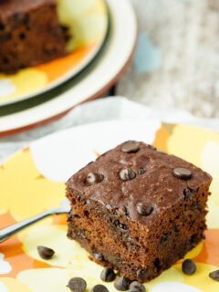 Healthy Chocolate Banana Snack Cake Picture