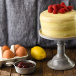 Lemon Raspberry Cake for Two Photo