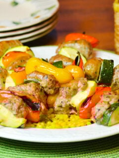 Oven Roasted Sausage Kabobs Photo
