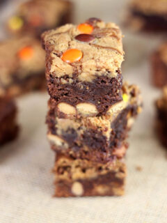 Peanut Butter Swirled Brownies Image