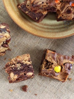 Peanut Butter Swirled Brownies Photo