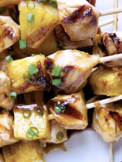 Pineapple Teriyaki Chicken Skewers Photo
