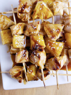 Pineapple Teriyaki Chicken Skewers Pic