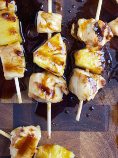 Pineapple Teriyaki Chicken Skewers Picture