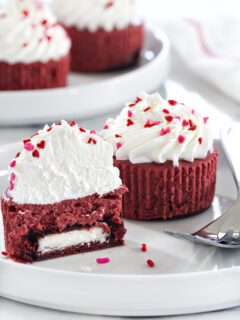 Red Velvet Oreo Cheesecakes Picture