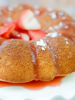 Strawberry Sauce for Angel Food Cake Photo