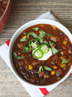 Three Bean Vegetarian Chili Picture