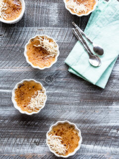 Vanilla White Chocolate Coconut Cr&egrave;me Br&ucirc;l&eacute;e Image