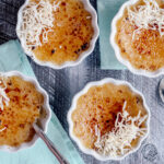 Vanilla White Chocolate Coconut Crème Brûlée Photo