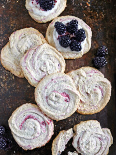 Blackberry Meringue Cookies Pic