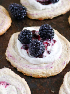 Blackberry Meringue Cookies Picture
