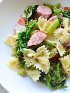 Broccoli Pasta with Kielbasa Photo