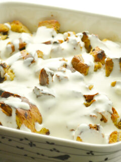 Cinnamon Raisin Bread Pudding Photo
