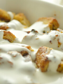 Cinnamon Raisin Bread Pudding Pic