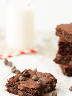 Flourless Peanut Butter Brownies Image