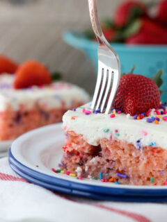 Funfetti Strawberry Poke Cake Pic