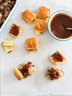 Kalua Pork Sliders with Guava Rum BBQ Sauce Pic