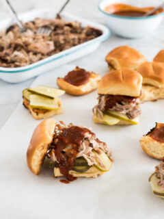 Kalua Pork Sliders with Guava Rum BBQ Sauce Picture