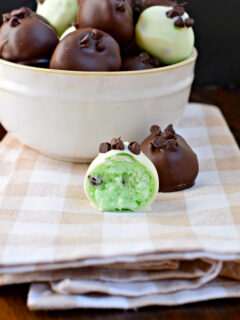 Mint Chocolate Chip Truffles Picture