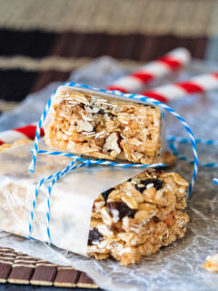 Oatmeal Raisin No Bake Granola Bars Picture