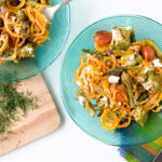 Roasted Spring Vegetables with Butternut Squash Noodles Photo
